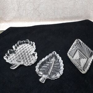 2(set of 3 trinket box, vintage art dec